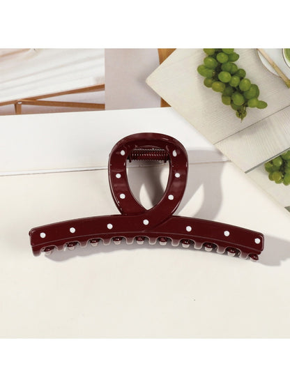 Beau - Stylish Wine Red Hair Claw Clips