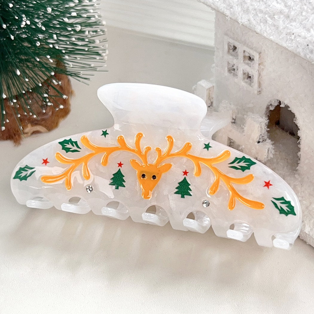 Beau - Funny Christmas Theme Print Claw Clip