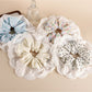 Gifty - Sweet Style Lace Detail Fabric Hair Scrunchie