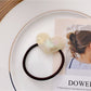Gifty - Candy Color Heart Acetate Hair Ties Ponytail