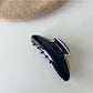 Beau - Textured Acetate Fiber Contrast Edge Claw Clip
