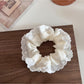 Gifty - Sweet Small Floral Lace Trim Scrunchie