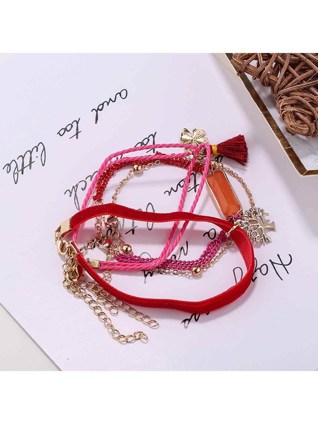 Lovra - Bohemian Tree Tassel Beaded Bracelet