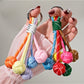 Keypus - Colorful Round Nylon Woven Ball Bag Charm