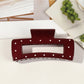 Beau - Stylish Wine Red Hair Claw Clips