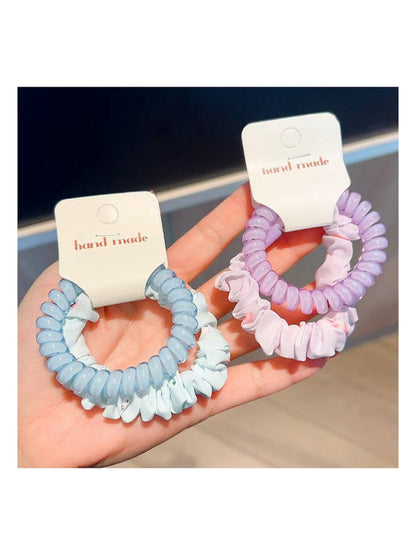 Gifty - Cartoon Jelly Telephone Coil Hair Ties 2 Pack