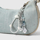 Keypus - Muted Ocean Motif Beaded Keychain