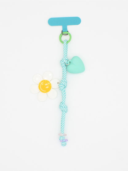Keypus - Sunflower Smiley-Shaped Keychain