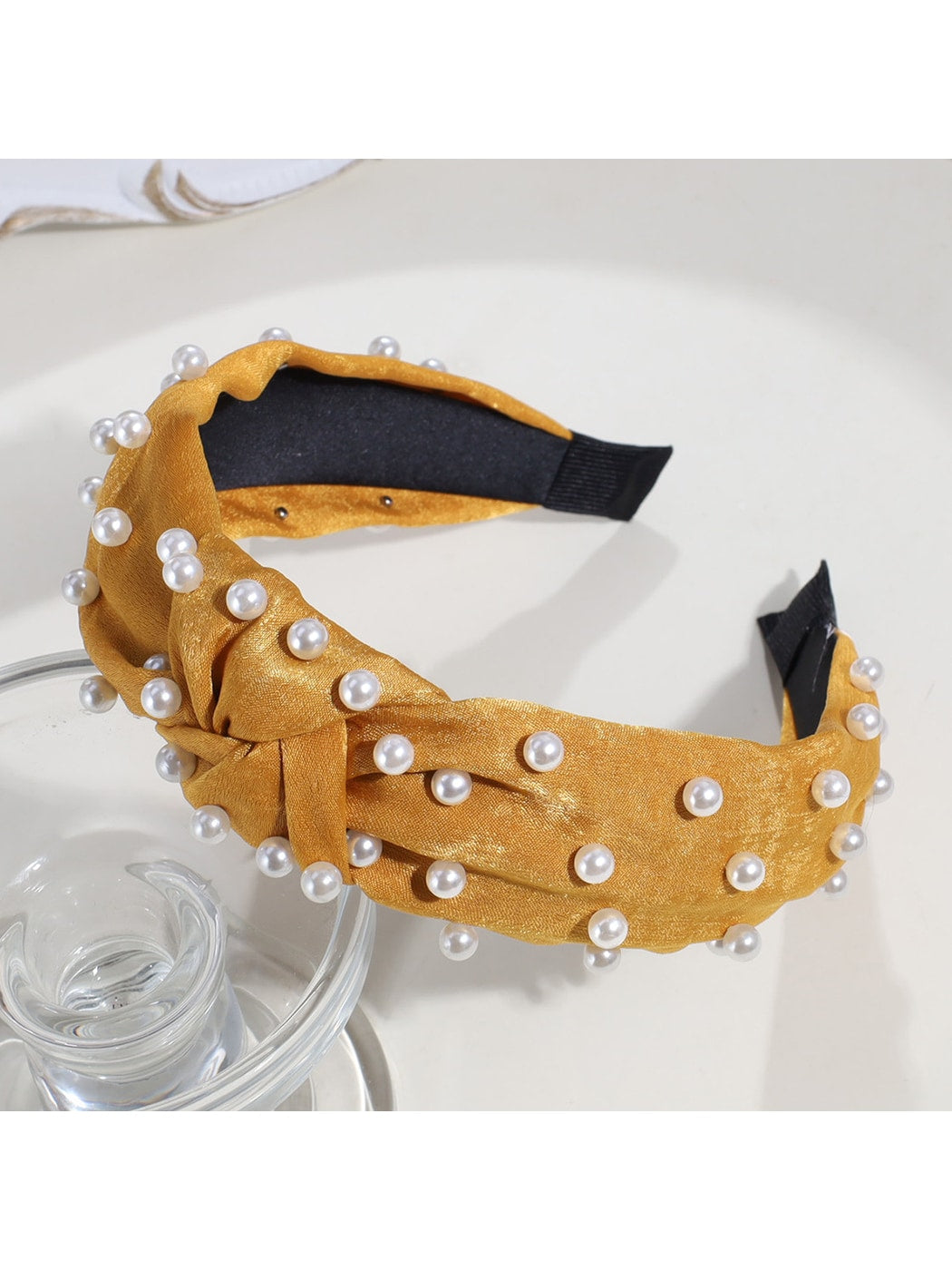 Gifty - Women's Knotted Fabric Wide Headband