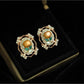 Earedge - French Floral Leaf Earrings