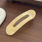 Beau - Marbled Heart Cutout Acrylic Hair Clip