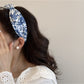 Gifty - Floral Knot Wide Band Polyester Fiber Headband