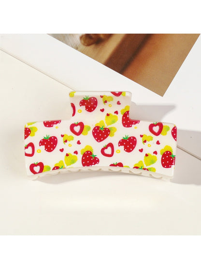 Beau - Large Fruit Themed Shark Hair Clip