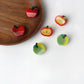 Beau - Cute Apple Shape Acetate Board Claw Clip