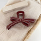 Beau - Versatile Red Irregular-Shaped Hair Clip