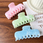 Beau - Marbled Finish Geometric Fashion Hair Claw Clip
