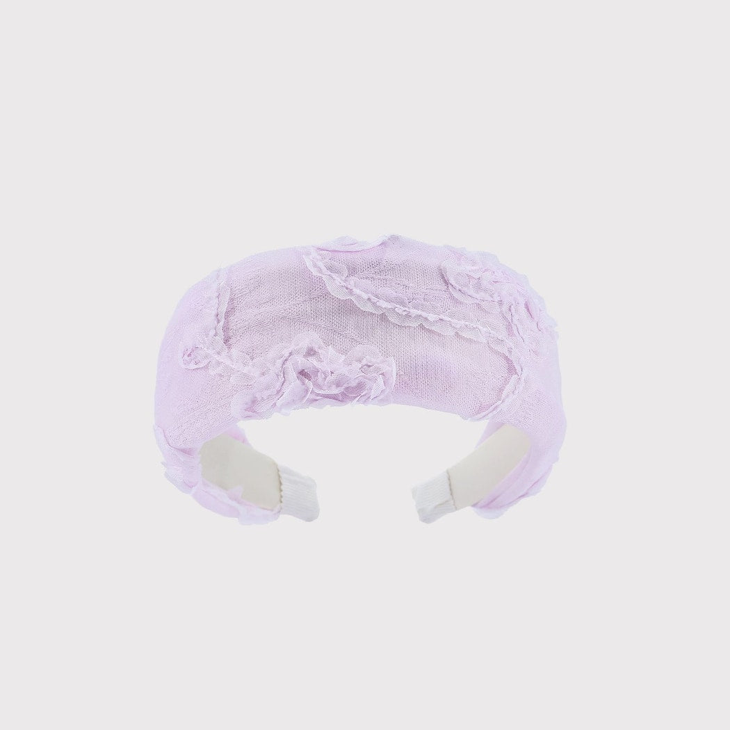 Gifty - Sweet Lace Ruffle Floral Headband