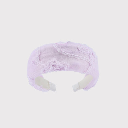 Gifty - Sweet Lace Ruffle Floral Headband