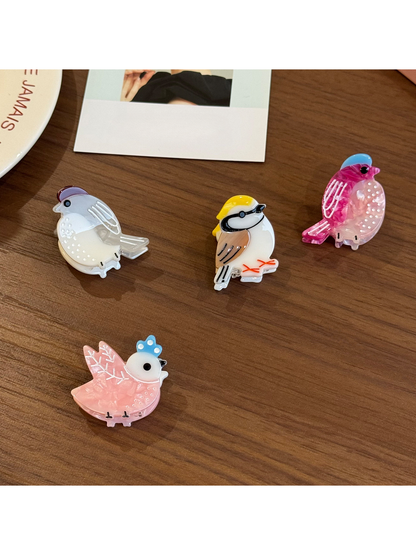 Beau - Cartoon Bird Acetate Claw Hair Clip