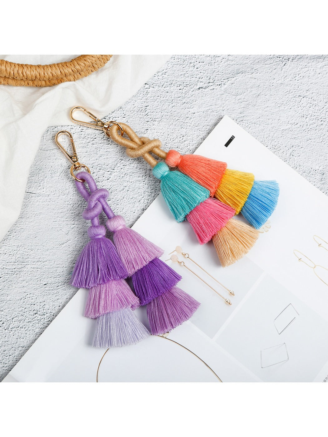 Keypus - Bohemian Tassel Bag Charm