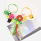 Keypus - Carrot Flower-Shaped Keychain