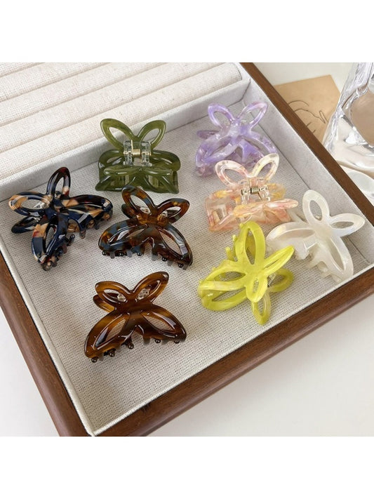 Beau - Elegant Mini Bow Shaped Hair Claw Clip