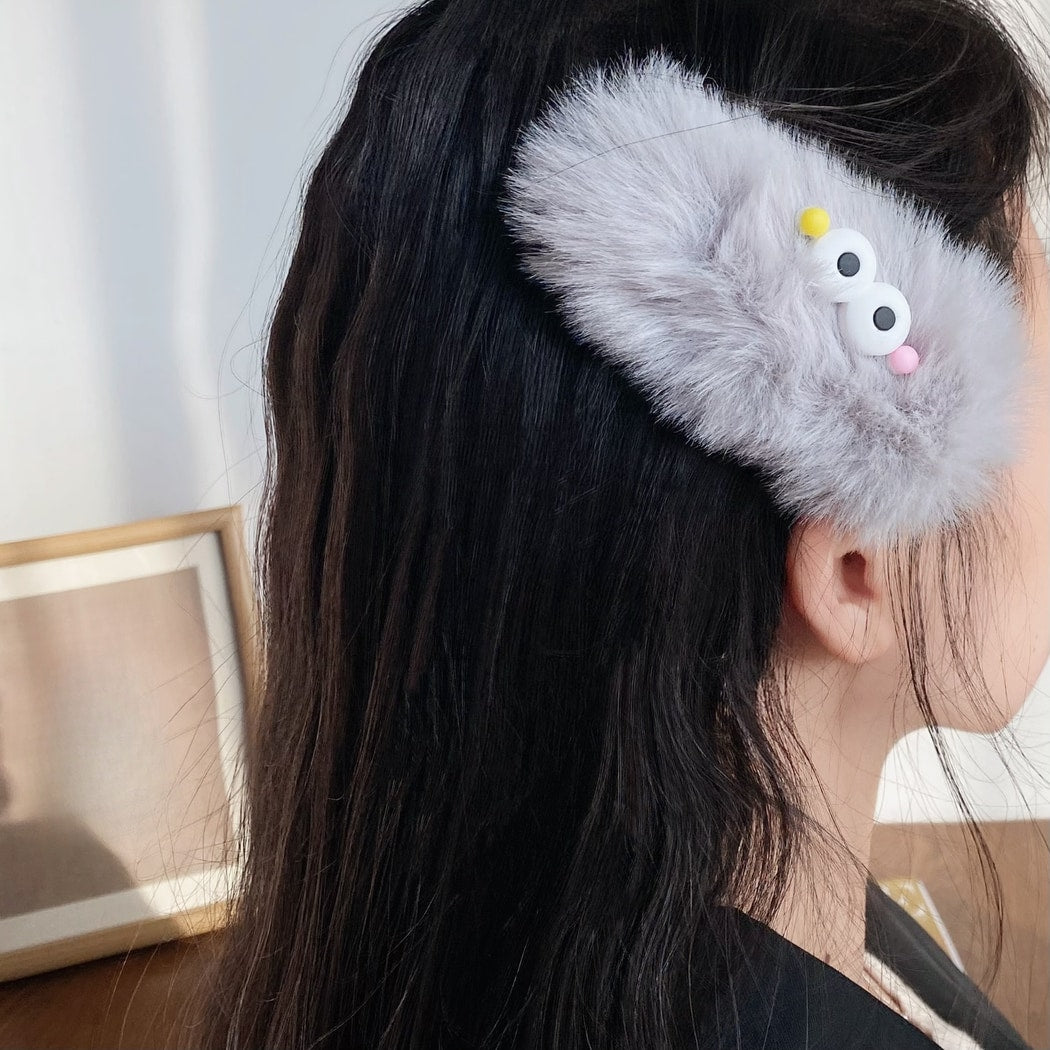 Beau - Funny Cartoon Plush Hair Clip