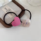 Gifty - Colorful Acetate Heart Shaped Hair Ties