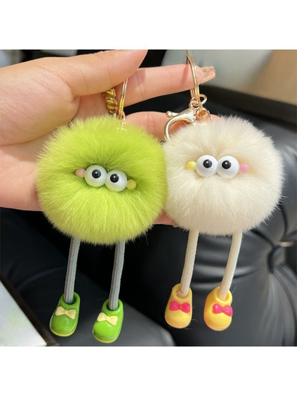 Keypus - Long Legs Little Coal Ball Keychain