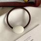 Gifty - Solid Color Oval Hair Tie