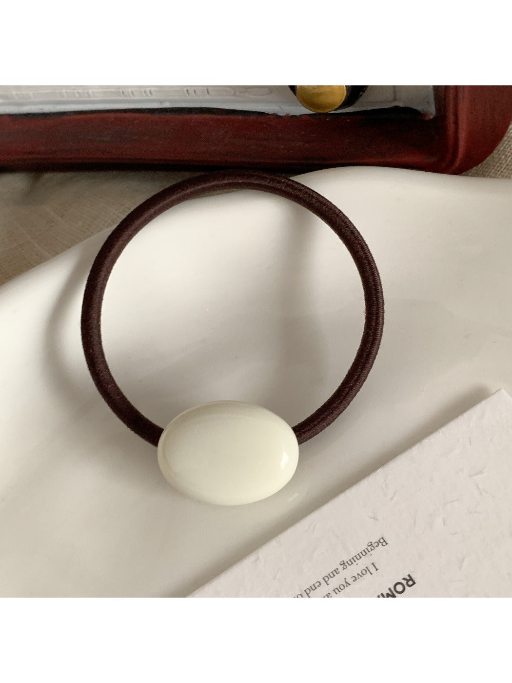 Gifty - Solid Color Oval Hair Tie