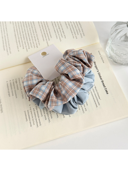 Gifty - Vintage Plaid Sweet Style Hair Scrunchie