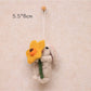 Feltery - Cute 3D Bunny Plush Keychain Bag Charm