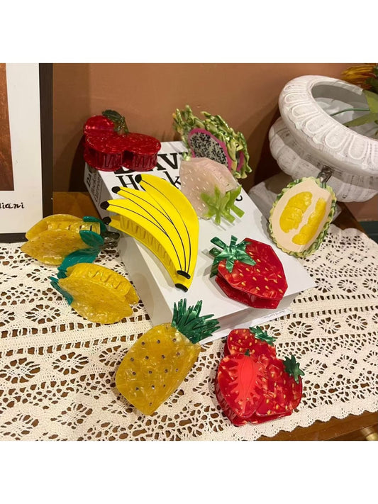 Beau - Fruit Shaped Acetate Hair Clip