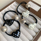 Gifty - Pretty Polka Dot Heart Hair Tie