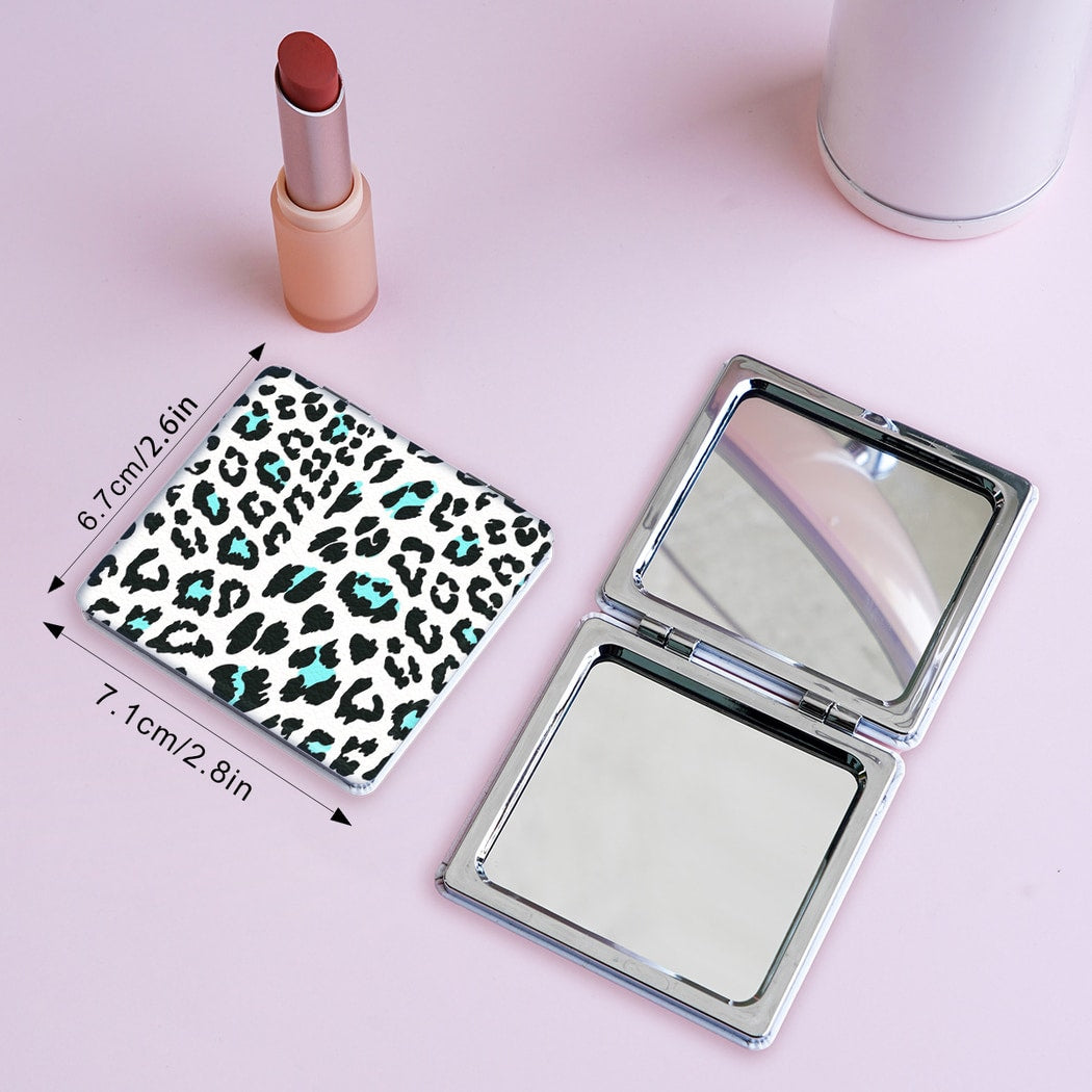 Mirroray - Y2K Leopard Print Double-Sided Pocket Mirror