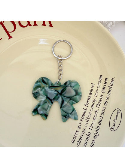 Keypus - Acetate Bow Shaped Keychain Charm