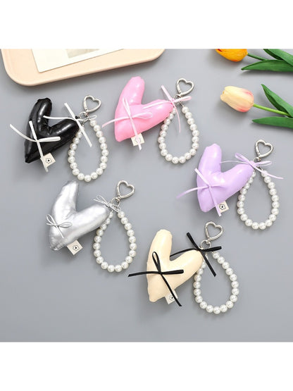 Keypus - Heart Shaped Bow Keychain