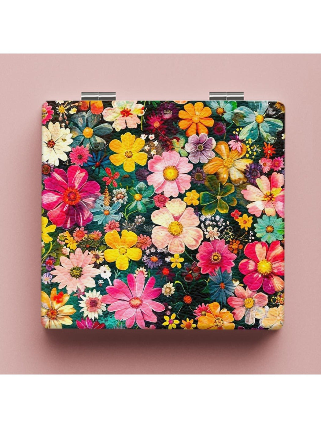 Mirroray - Elegant Floral Pattern Makeup Mirror