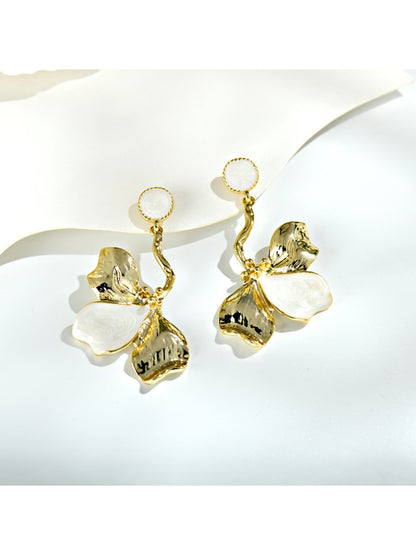 Earedge - Luxe Iris Floral Earrings