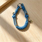 Keypus - Star Detail Woven Phone Strap Alloy Keychain