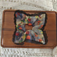 Gifty - Vintage Floral Print Mesh Fabric Scrunchie