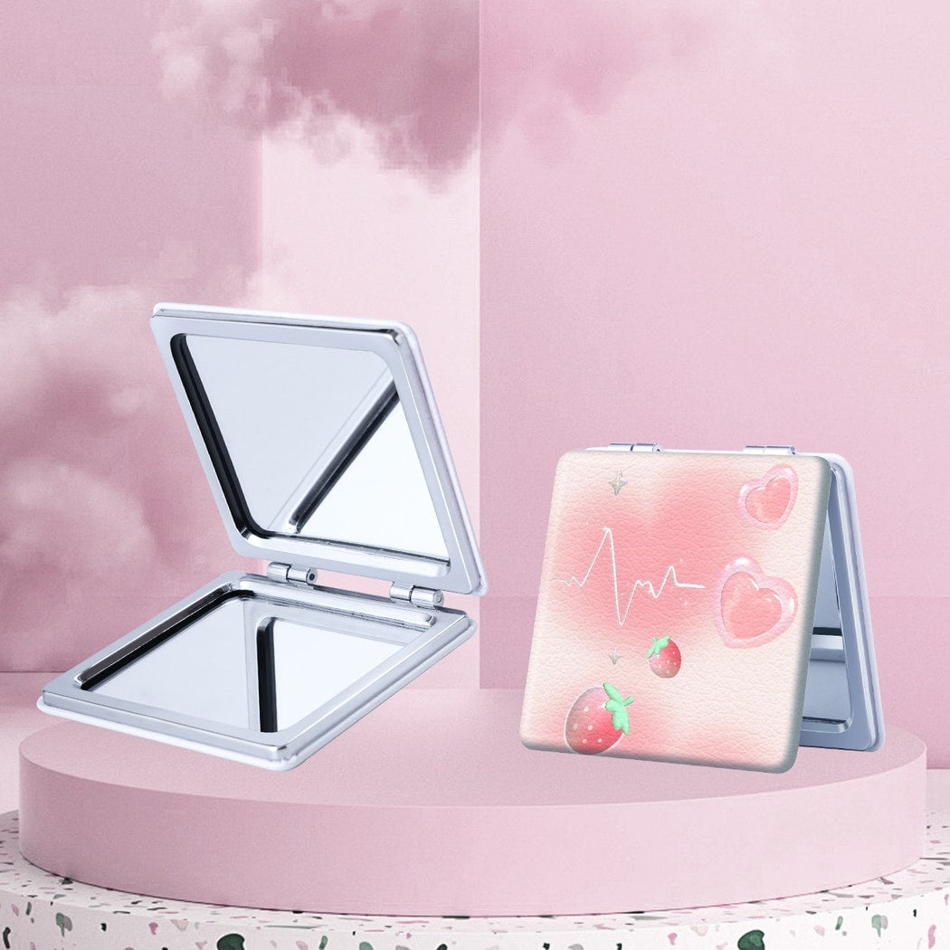 Mirroray - Cartoon Pattern Folding Compact Makeup Mirror