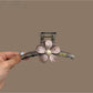 Beau - Plastic Floral Shape Decorative Claw Clip