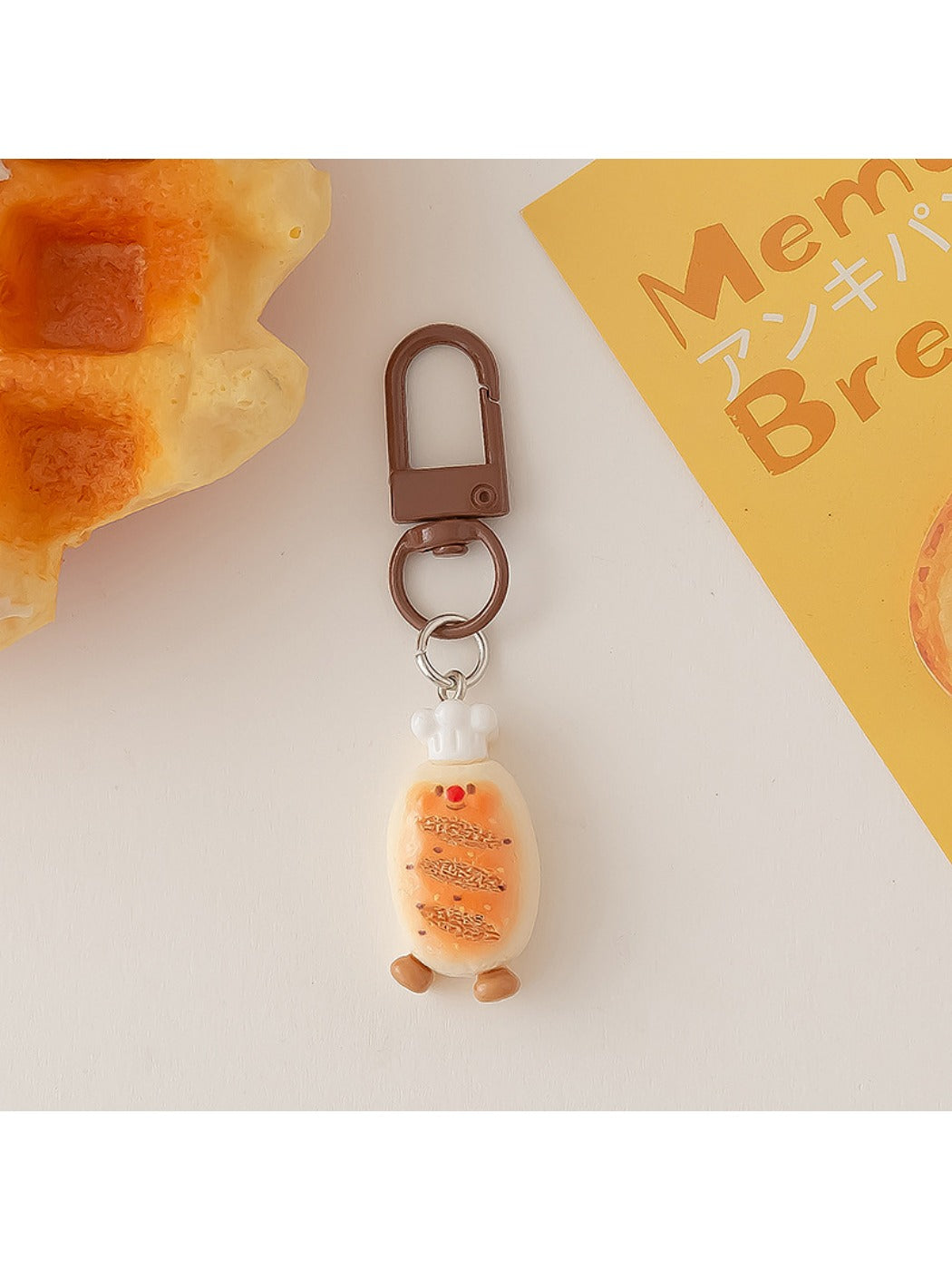 Keypus - Cute Cartoon Bread Shaped Keychain