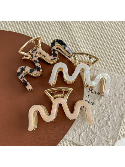 Beau - Wavy Acetate and Alloy Hair Claw Clip