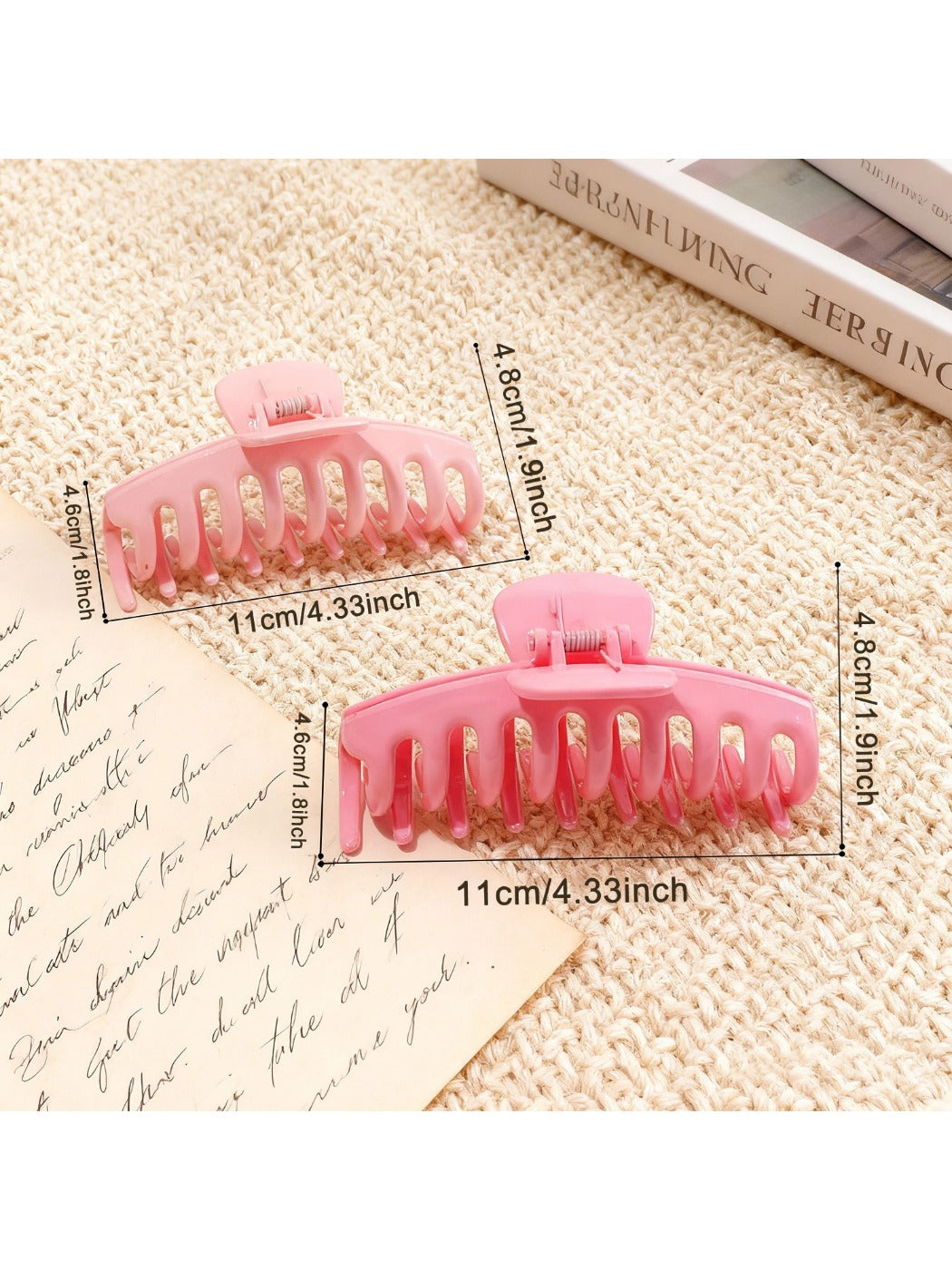 Beau - Pastel Large Hair Claw Clip