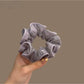 Gifty - Round Mesh Trim Polyester Scrunchie