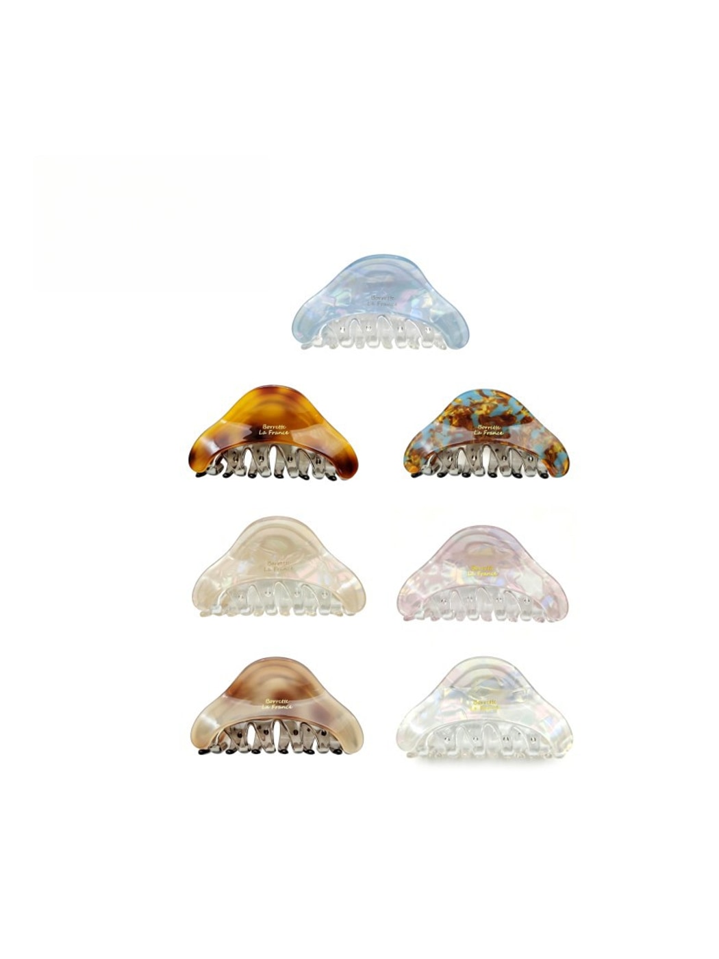 Beau - Acetate Triangle Jaw Hair Claw Clip