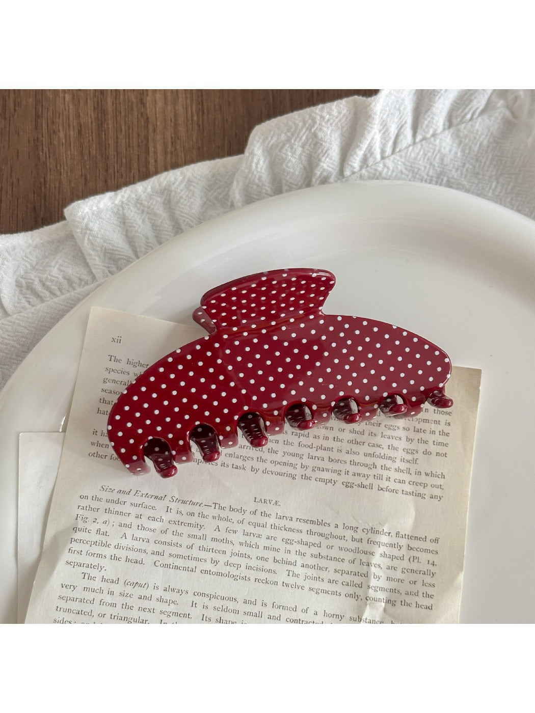 Beau - Dark Fall Winter Hair Claw Clips
